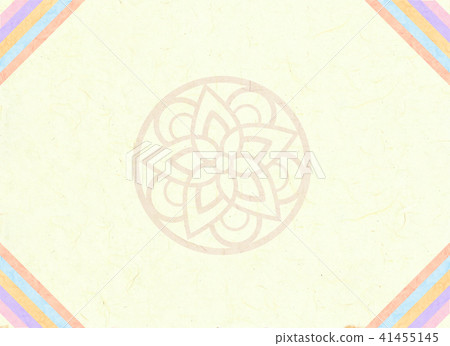 與傳統圖案的背景圖像在中心和每側的條帶。 與傳統圖案的背景圖像在中心和每側的條帶。 41455145