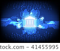 Digital Banking icon with Circuit background 41455995