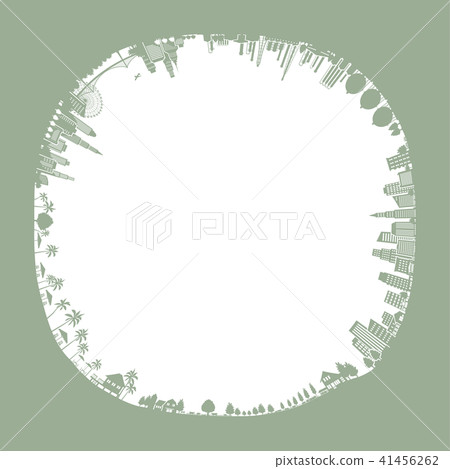 Illustration of the townscape 41456262