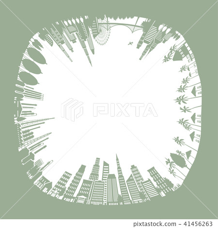 Illustration of the townscape Illustration of the townscape 41456263