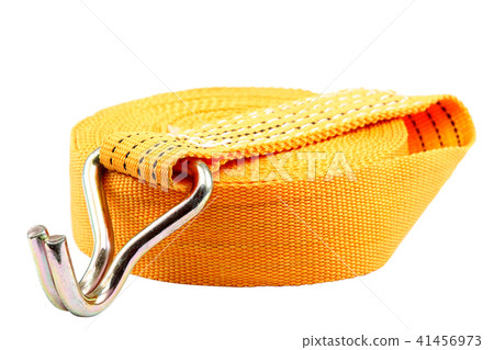 Sling for fastening cargoes on a white background. 41456973