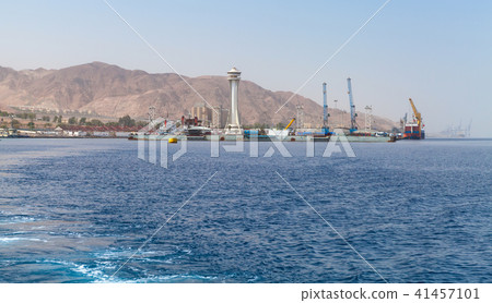 Old port of Aqaba city, Gulf of Aqaba Old port of Aqaba city, Gulf of Aqaba 41457101