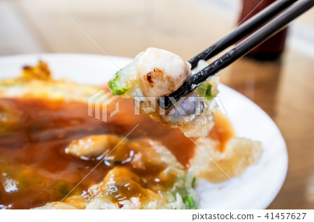牡蠣煎蛋B級美食牡蠣 41457627