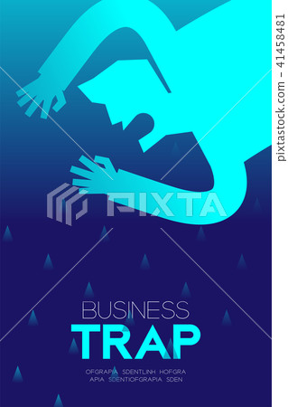 Business Trap Design vertical set 41458481