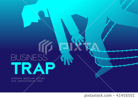 Business Trap Design horizontal set 41458501