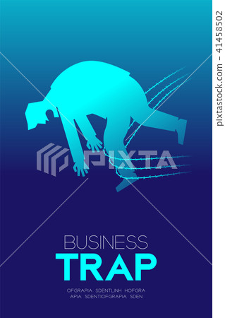 Business Trap Design vertical set Business Trap Design vertical set 41458502