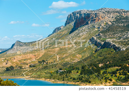 Beautiful mountain landscape near El Chorro Gorge 41458519