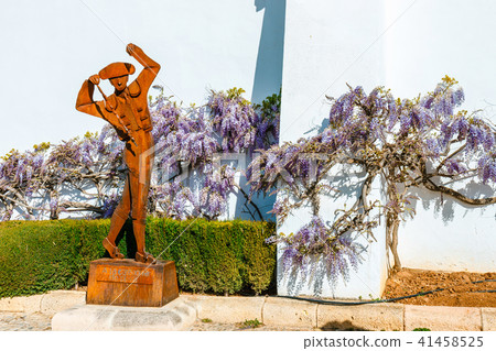 entrance to the Plaza de Toros in Ronda, Spain 41458525