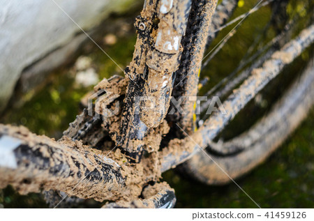 Dirt on the Bicycle Frame Dirt on the Bicycle Frame 41459126