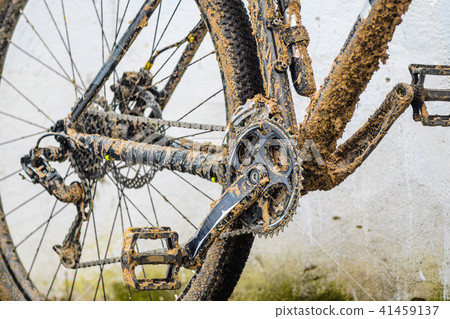 Mountain Bike Transmission in Mud 41459137