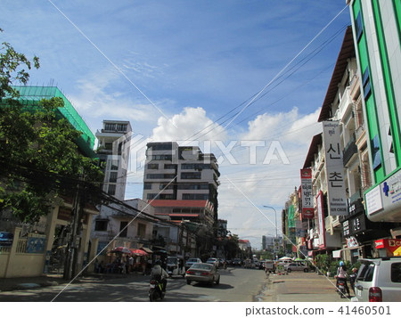 柬埔寨首都金邊市風景 41460501