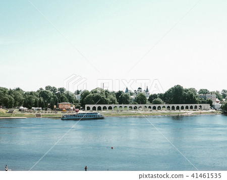 View of the embankment in Veliky Novgorod 41461535