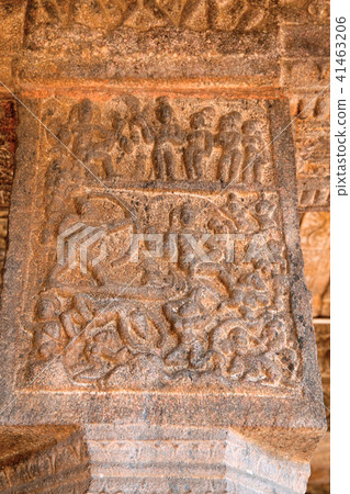 Story of Siva burning kama Rati, Darasuram 41463206