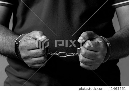 Man under Arrest, Criminal Man get Caught. Man under Arrest, Criminal Man get Caught. 41463261