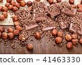 Chocolate tiles, cinnamon and nuts 41463330