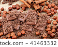 Chocolate tiles, cinnamon and nuts 41463332