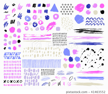 Hand drawn abstract card, pastel colors. Hand drawn abstract card, pastel colors. 41463552