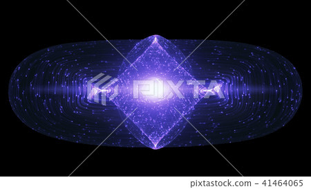 Abstract Design With Glowing Light Particles  41464065
