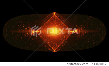 Abstract Design With Glowing Light Particles 41464067