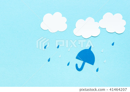 天氣背景材料天空縮放雨傘雲空間 41464207