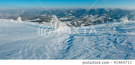 Winter mountain snowy landscape 41464713