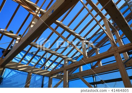 新住房的上部建築工地 新住房的上部建築工地 41464805