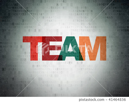 Business concept: Team on Digital Data Paper background Business concept: Team on Digital Data Paper background 41464836