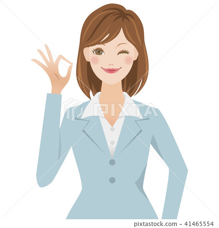 年輕OL的例證好 41465554