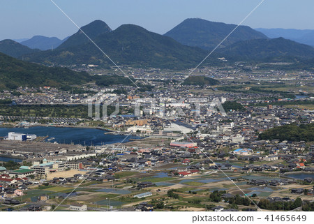 View Zentsuji Godake, Ozenyama direction from the center of Mikuzen City Tomorrow cho 41465649