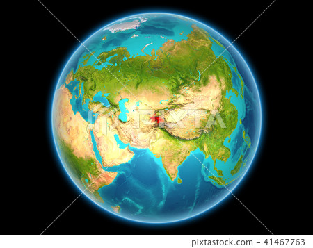 Tajikistan on planet Earth 41467763