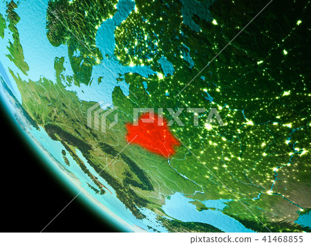 Belarus in red in the evening Belarus in red in the evening 41468855