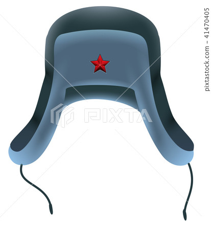 russian hat with red star