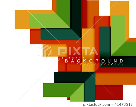 Multicolored abstract geometric shapes, geometry background for web banner Multicolored abstract geometric shapes, geometry background for web banner 41473512