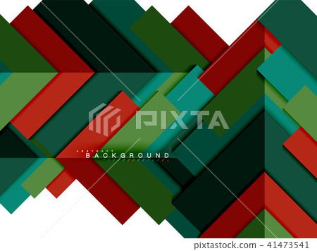 Multicolored abstract geometric shapes, geometry background for web banner 41473541