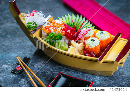 Various kinds of sushi food Various kinds of sushi food 41473624