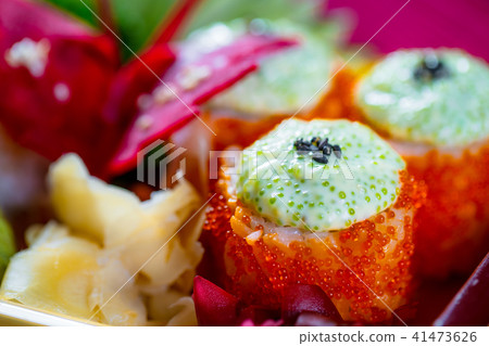 Various kinds of sushi food Various kinds of sushi food 41473626