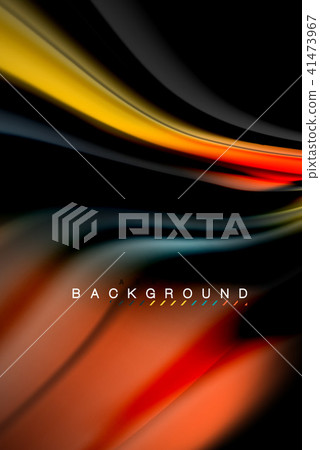 Fluid liquid colors design, colorful marble or plastic wavy texture background, glowing multicolored Fluid liquid colors design, colorful marble or plastic wavy texture background, glowing multicolored 41473967