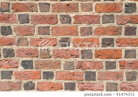 Brick wall background with red bricks Brick wall background with red bricks 41474331