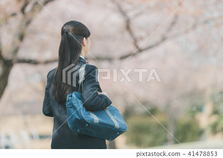 spring, high school student, girl 41478853