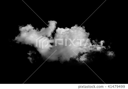 Clouds on black background 41479499