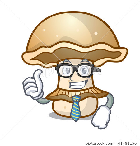 Businessman portobello mushroom character cartoon Businessman portobello mushroom character cartoon 41481150