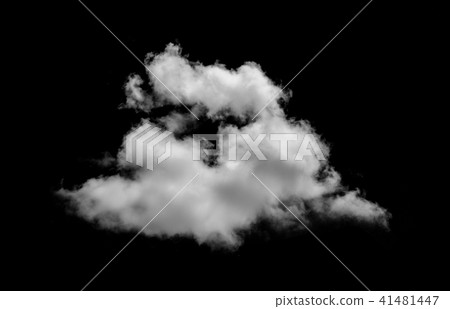 Clouds on black background 41481447