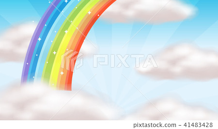 A Beautiful Rainbow Sky 41483428