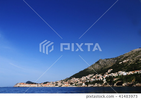 Croatian Adriatic Sea Pearl Dubrovnik Sea 41483973