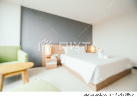 Abstract blur and defocused bedroom interior 41486969
