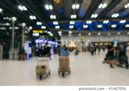 Abstract blur airport terminal and lounge interior Abstract blur airport terminal and lounge interior 41487056