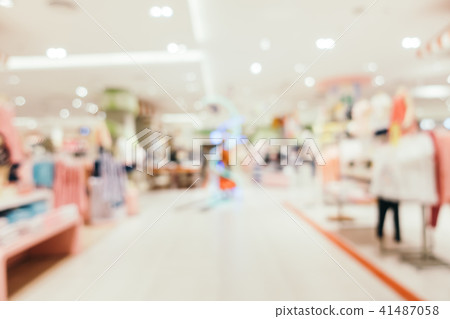 Abstract blur and defocused shopping mall Abstract blur and defocused shopping mall 41487058