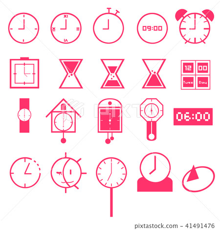 Illustrations of various watches 41491476