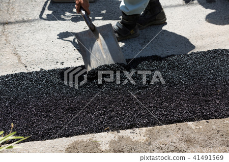 Road construction Road construction 41491569