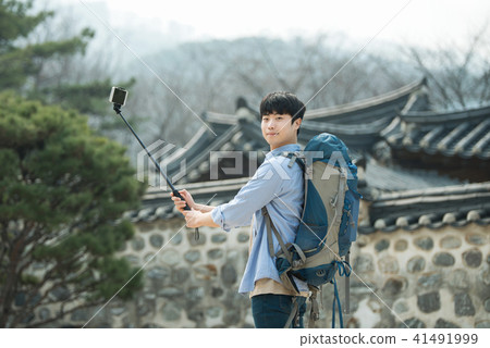 Young man, Korean man, Travel, Seoul, Namsangol Hanok Village 41491999